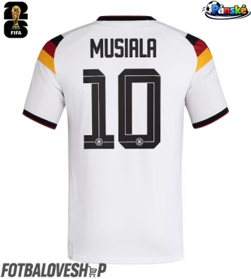 Německo Jamal Musiala #10 Domácí Dres MS 2026 Krátký Rukáv